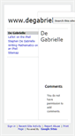 Mobile Screenshot of degabrielle.name